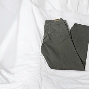 Wrangler Mens Straight Fit Gray Jeans 42x30 Cotton Stretch